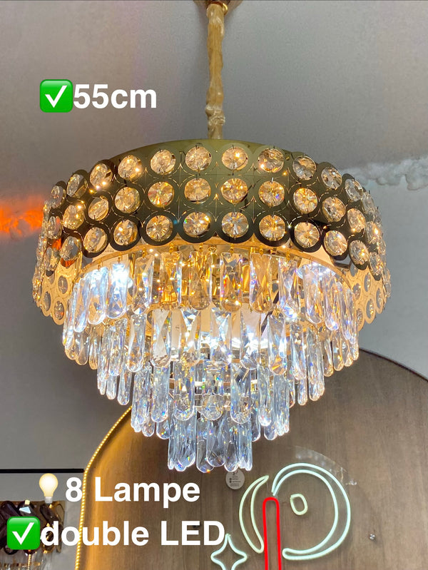 Lustre cristal LED