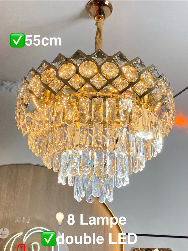 Lustre cristal LED