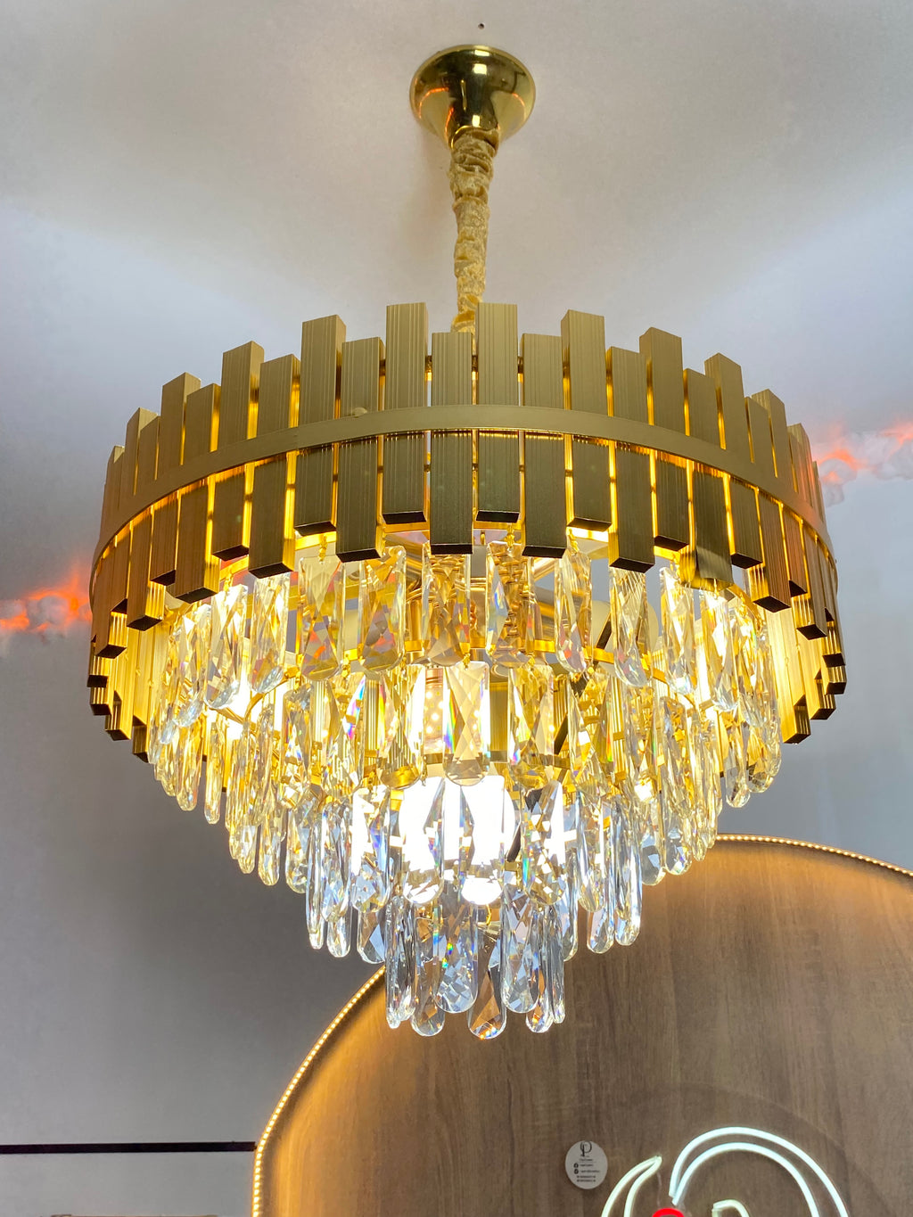 Lustre paino