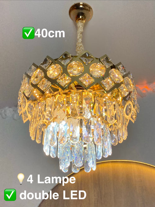 Lustre cristal LED